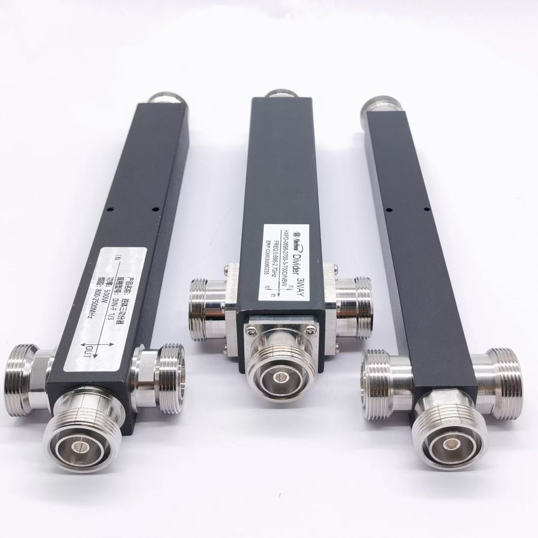 2/3/4 Way Low Pim Reactive High Power Splitter 617-4000MHz DIN F