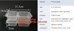 Fast food container disposable take away plastic lunch box,Avocado Onion Tomato