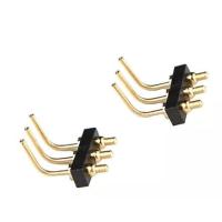 Buy cheap 3V Brass Plated Right Angle POGO Pin Male Header Surface Mount Pogo Pins product