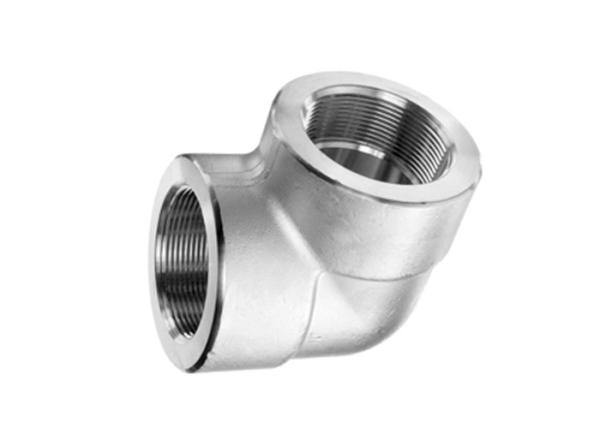 Buy cheap NPT Threaded Forged Stainless Steel Pipe Fittings 90 Degree Steel Pipe Elbow from wholesalers