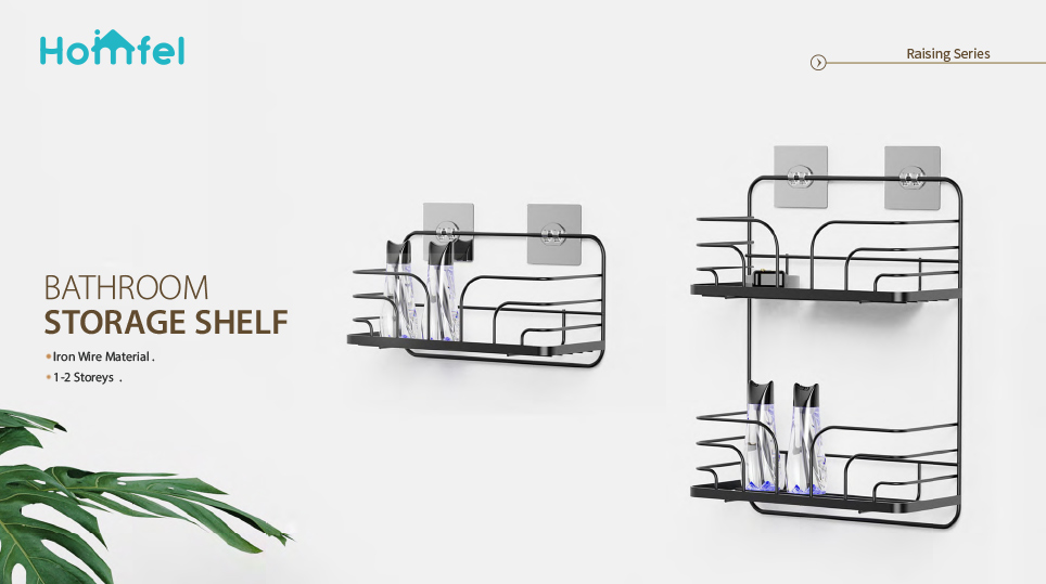 Silver Metal 2 Tier Bathroom Shower Caddy Organizer For Neat Organization