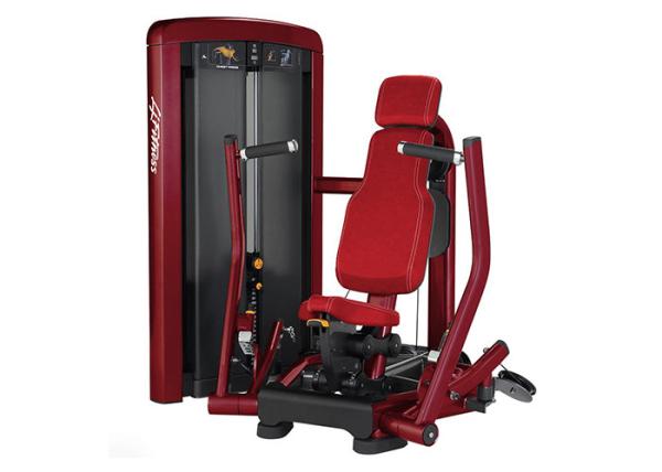 Buy cheap 144x144x148cm Seated Red Tube Chest Press Universal Machine from wholesalers