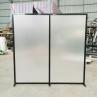 Buy cheap Office Aluminum Clear Acrylic Moving Partition Wall Room Dividers Partitions Screen from wholesalers