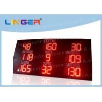 Buy cheap High Brightness Cricket Electronic Scoreboard , Led Portable Scoreboard Red product