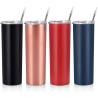 Buy cheap 20 Oz Skinny Sublimation Blanks Stainless Steel Skinny Tumbler With Lid And Straw Double Wall Vacuum Insulated Sublimation Tumblers from wholesalers