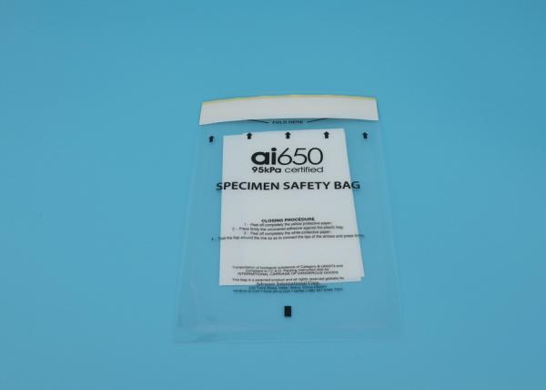 Buy cheap 95kPa Biohazard Bag for Air Transport , AI 650™ Disposable Specimen Bags from wholesalers