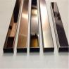 Buy cheap buildings material metal fabrication stainless steel U channel for glass frame cabinet decoration from wholesalers