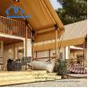 Buy cheap Luxury Strong Wood Structure Glamping Safari Tent For Family Double Layer Tent from wholesalers