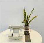 Hospital Medical Bed Guardrail Bracket White Aluminum Alloy Material