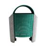 Buy cheap Rectangular Outdoor Trash Cans , Stone Garbage Can With Concrete Legs from wholesalers