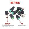 Buy cheap 2 Pin Solderless Screw Terminal BNC Male Female Connector Power Adapter for CCTV Camera from wholesalers