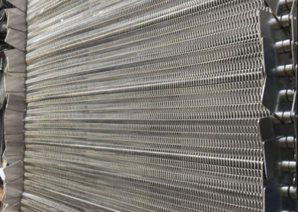Buy cheap Strawberry Cleaning System 304 Stainless Steel Chain Link Conveyor Belt from wholesalers