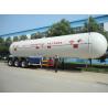Buy cheap 54M3 3 Axle Tanker Semi Trailer LPG Transport Propane Trailer from wholesalers