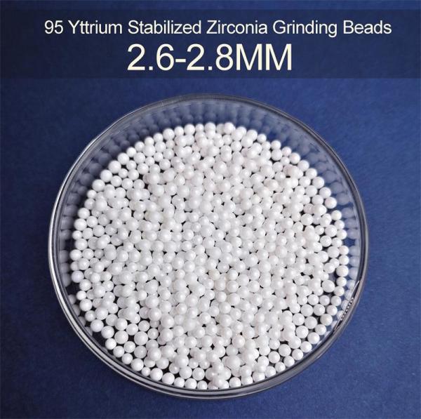 Buy cheap Density 6.0g/Cm3 Zirconia Grinding Media Yttrium Stabilized 2.6-2.8mm Sphere Shape from wholesalers