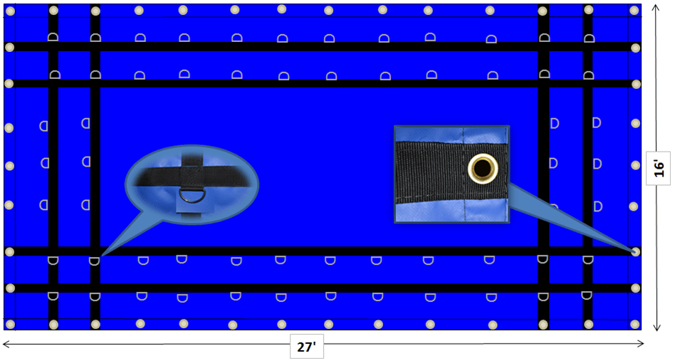 Plain PVC Coated Fabric Unique Flatbed Outdoor 20x20 PVC Coated Tarpaulin Steel Tarps