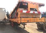 Shipping 3 Axles 40T 65R22.5 Flatbed Truck Trailer
