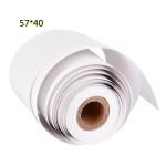 65g 57mm X40mm TOP Thermal Paper Rolls For Pos Machine
