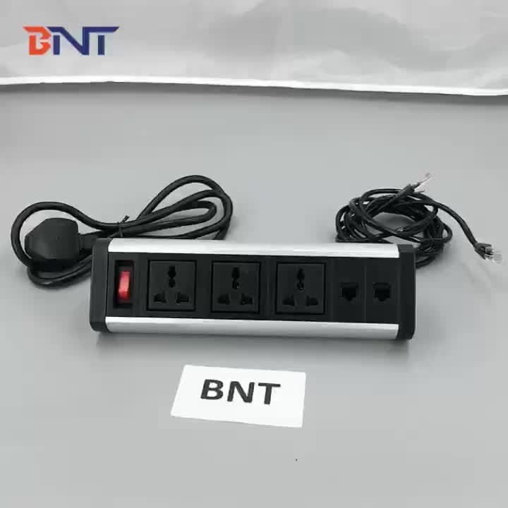 Buy cheap Multifunction clamp desktop data and power socket outlet box from wholesalers