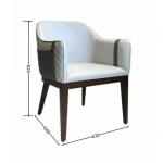 Restaurant Solid Wood Armrest Chair for Home Dining Room Furniture in Hotel