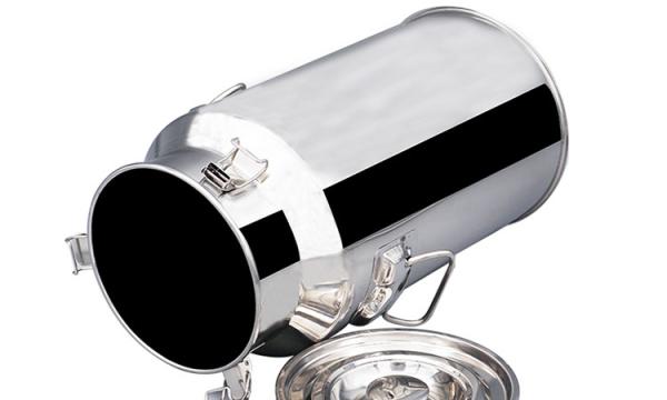 Buy cheap 30L kitchen hermetically sealed rice SUS304 grain storage milk can from wholesalers