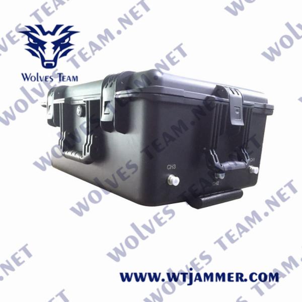 Buy cheap 6 Bands 400m 300W Cellular VHF UHF Jammer from wholesalers