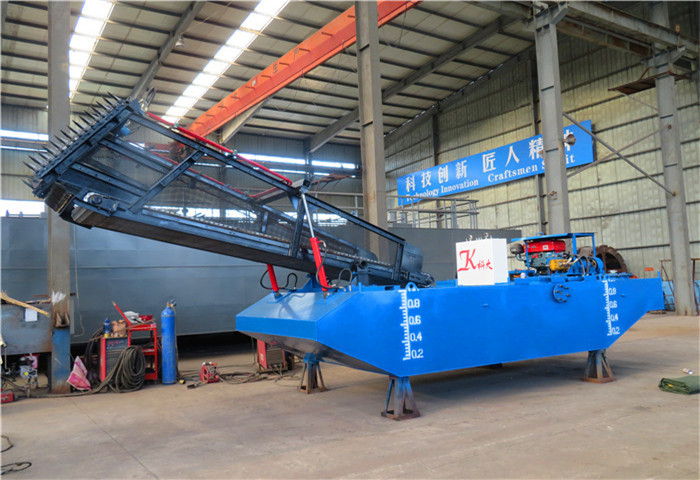 Small Foam Electric Water Hyacinth Aquatic Weed Harvester Transport Ship