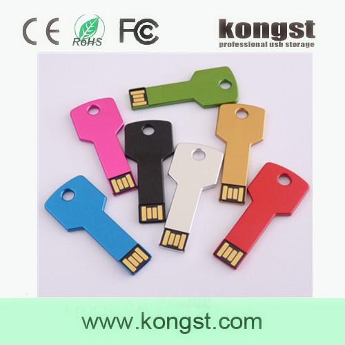 Buy cheap Kongst Wholesale factory price 4GB Metal Key usb flash Drive on sale , oem logo USB from wholesalers
