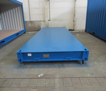 20ft Heavy-Duty Steel Floor Shipping Container Platform for Maximum Payload 45000kg and 30 cbm Capacity