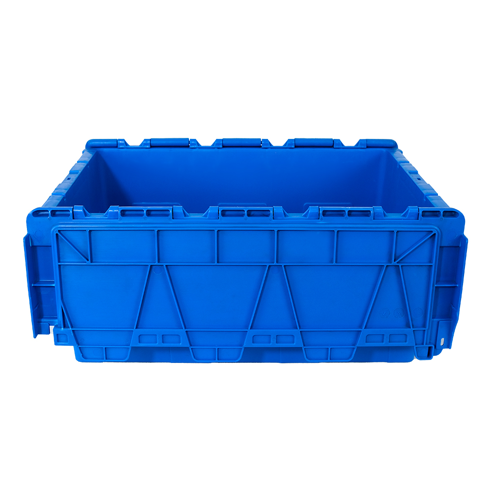 Solid Box Storage Moving Transport Box Virgin PP Nestable and Stackable Turnover Crate