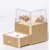 Buy cheap Resin Flower Jewelry Box Ring Box With Flower Inside 115X115X110mm from wholesalers