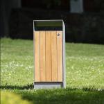 Sustainable 880mm High 45L Outdoor Patio Garbage Can