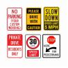 Buy cheap Speed Limit Retro Reflective Signs Stop Traffic Symbol Round shape from wholesalers