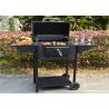 Buy cheap Factory price outdoor villa countryard Charcoal BBQ Grill Trolley Smoker Barbecue Grillfor 5 people from wholesalers