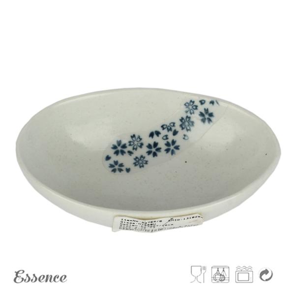 Buy cheap Round Ceramic Sauce Dish White Custom Logo , 4.5 Inch Sauce Serving Dish Eco Friendly from wholesalers