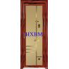 Buy cheap Single Glazed Frosted Glass Interior Door , Custom Color Modern Interior Doors from wholesalers