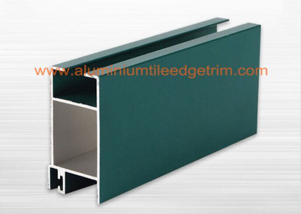 Powder Coating Aluminium Window Profiles Section For Commercial / Apartment