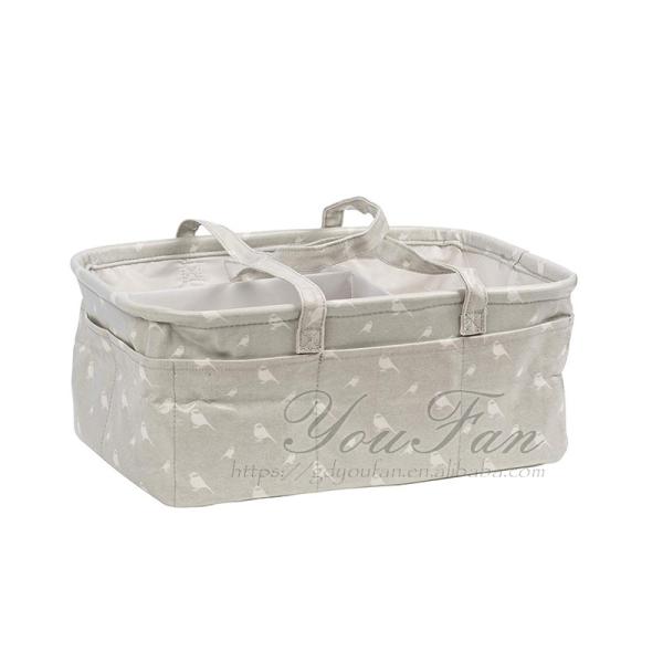Buy cheap Personalized Diaper Caddy Basket , Portable Baby Diaper Organiser from wholesalers