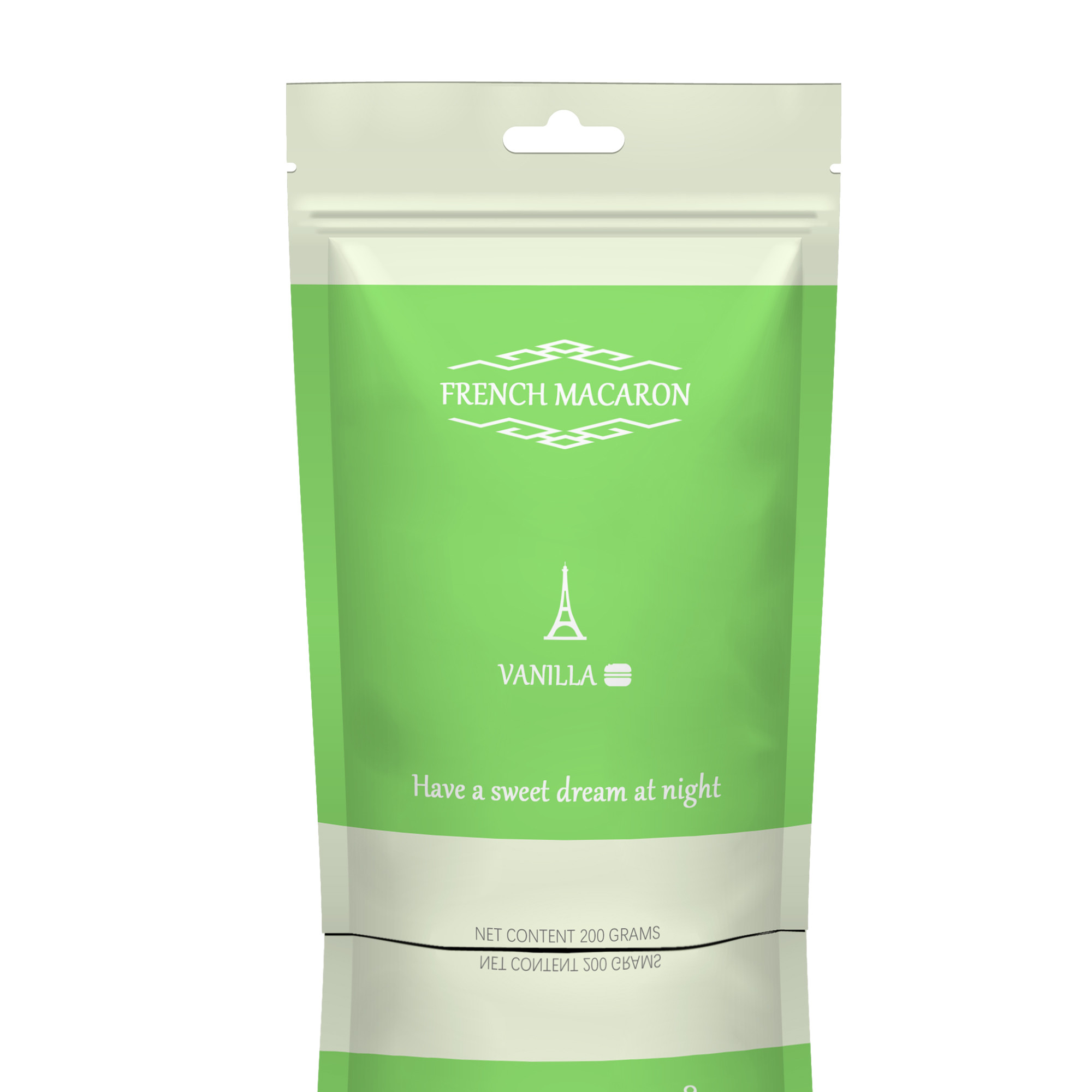 Repeat Seal Eco Friendly Stand Up Zipper Pouch For Food Packaging