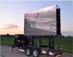 P10 High Brightness Outdoor Truck Walking Led Billboard With GPS