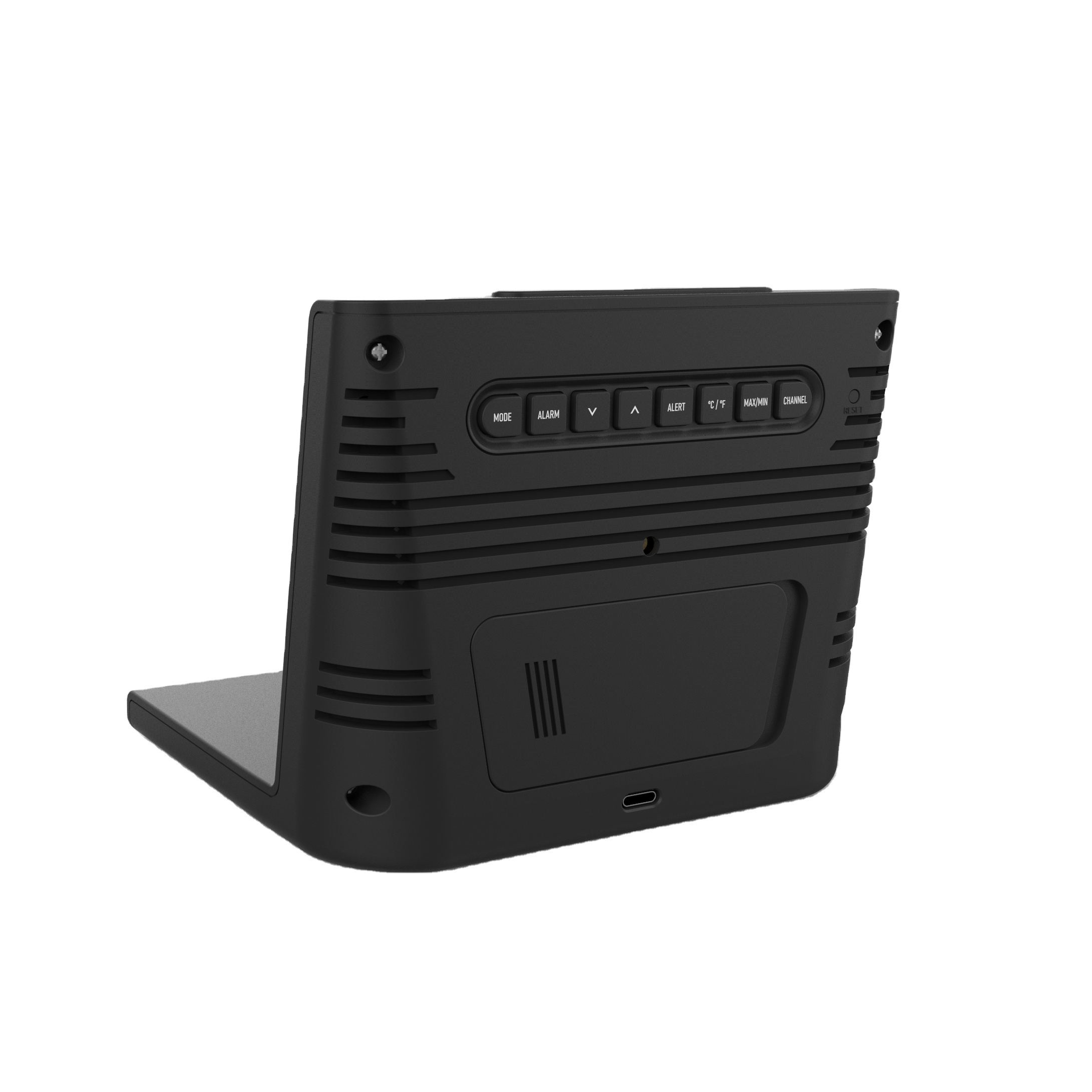 Wireless Charger and Weather Forecast Clock with DC5V/1A Output Convenient Charging