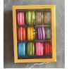 Buy cheap 40 Pieces Macaron Packing Box Korean Cookie Baking Clear Snow Crisp Chocolate Frosting Cookie Small Gift Box from wholesalers