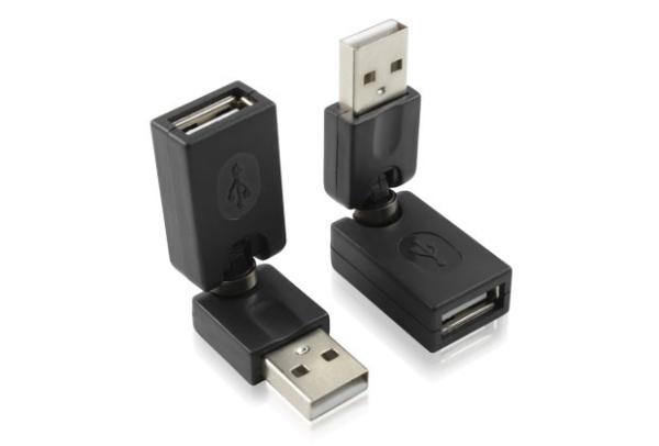 Buy cheap High Quality USB 2.0 AF to AM Adapter, Support 360 Degree Rotation from wholesalers