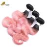 Buy cheap Malaysian Pink Virgin Human Hair Bundles 20Inch 1B Natural Looking from wholesalers
