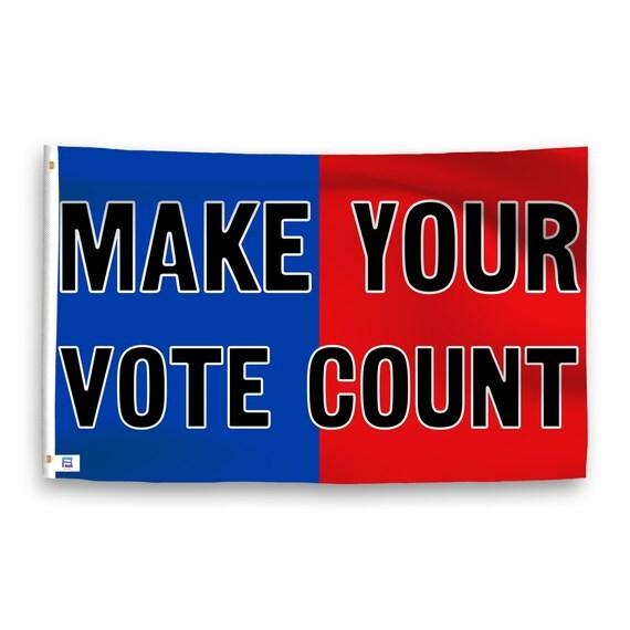 Buy cheap 100D Polyester Vote Flag Double Sided Outdoor Indoor Custom Presidential Election 3x5FT from wholesalers