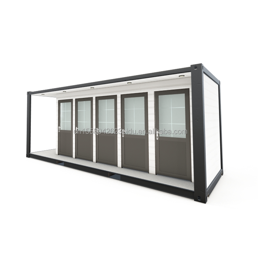 Modern Expandable Steel Frame Portable Prefabricated Container House with Bedrooms for Outdoor Made of Sandwich Panel