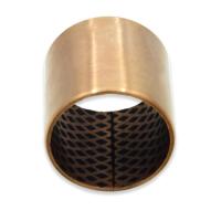 Buy cheap Flanged Bronze Bushings Cusn8 DIN1494 / ISO 3547 Lubrication 090 Diamond Pockets product