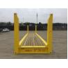 Buy cheap Transportation Equipment 40ft Flat Rack Container with Steel Fixed Corner Post Max Payload 47370KGS ISO Certified from wholesalers