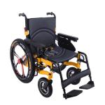Outdoor Electric Medical Transport Wheelchair 24V 12Ah Battery Folding