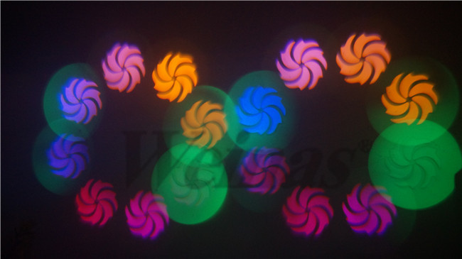 Disc Night Club Stage Moving Head Light 7 Color Effect 8 Prism With Gobos
