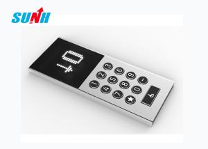 China OEM Anti Static Elevator Cop Panel , Glass Display Boards Elevator Button Panel on sale